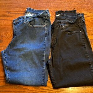 2 pair Levi’s 711 skinny jeans size 34 #18